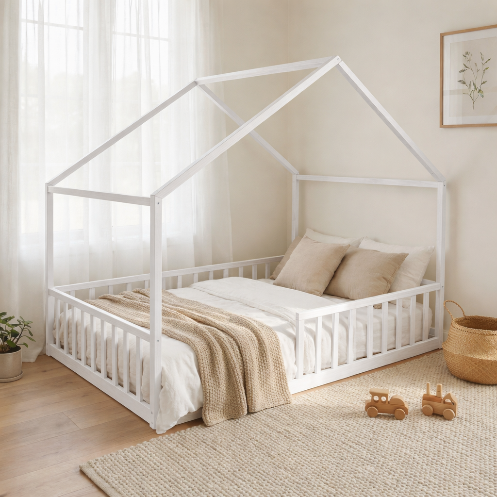 Cama Casinha Frontal - Branco