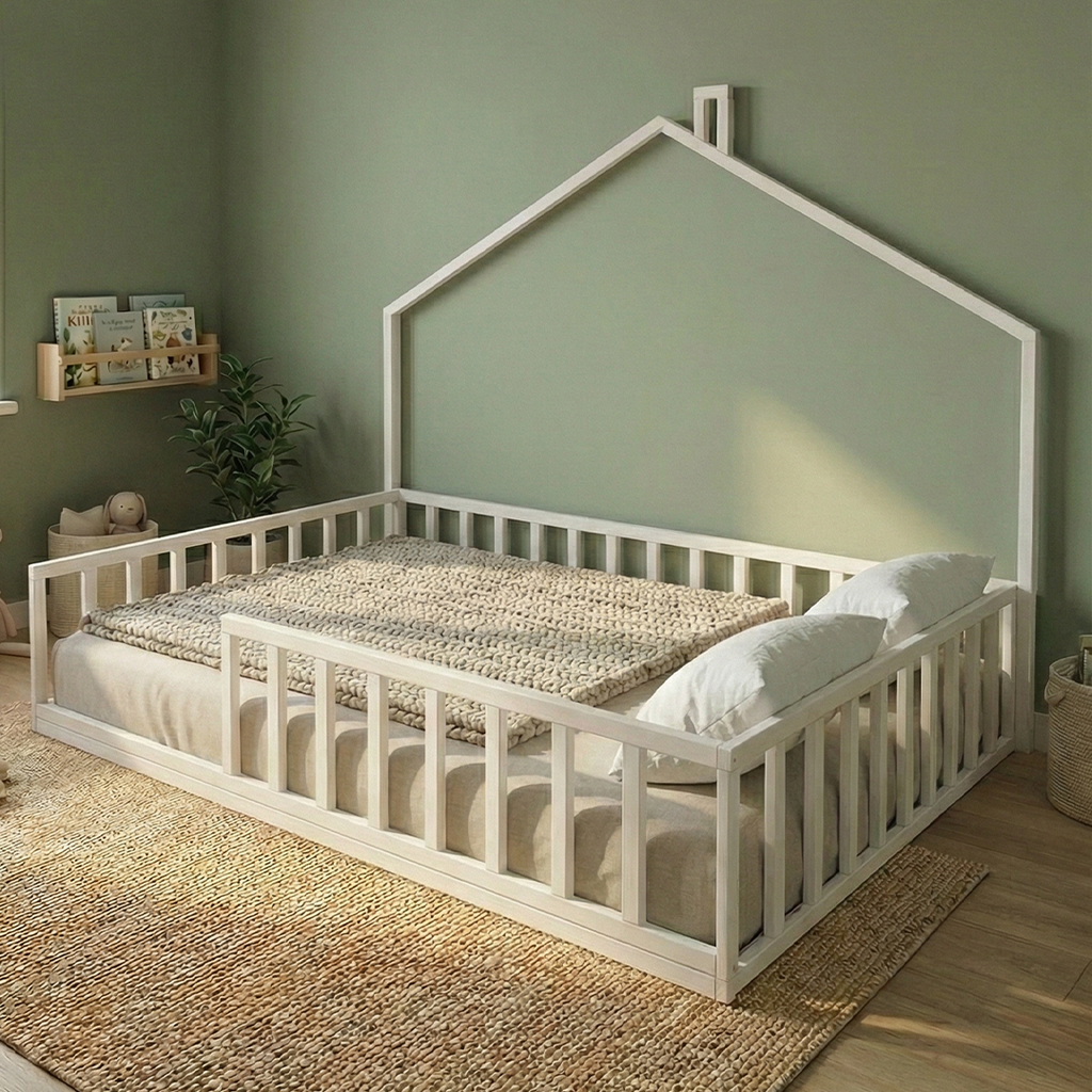 Cama Casinha Klin - Branco