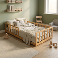Cama Cercadinho - Pinho com proteção 190X90 + Colchão