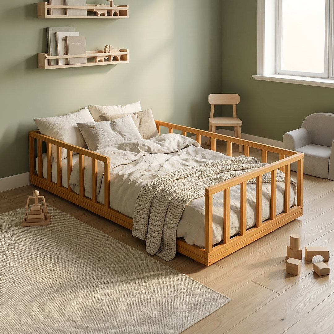 Cama de parque - Esmalte transparente 