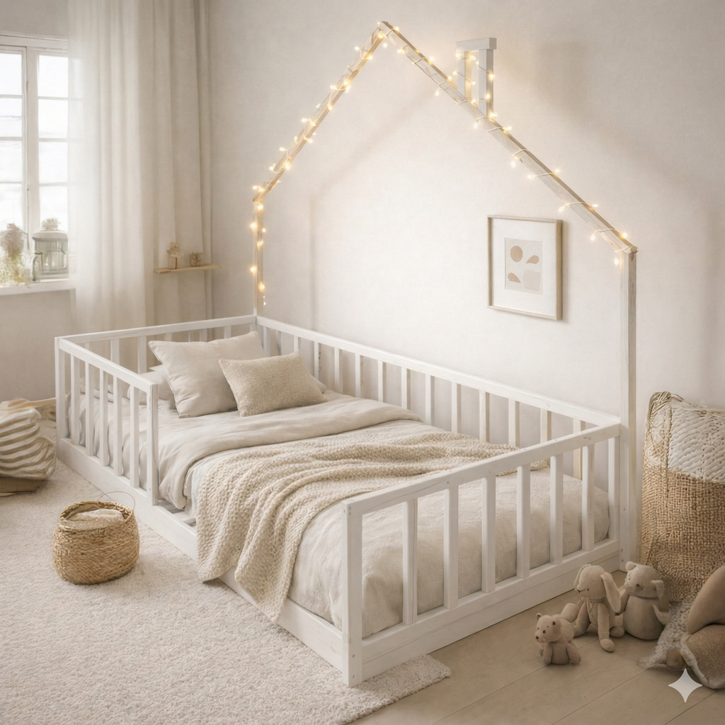 Cama Casinha Klin - Branco