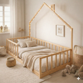 Cama Casinha Klin - Pinho com Proteção